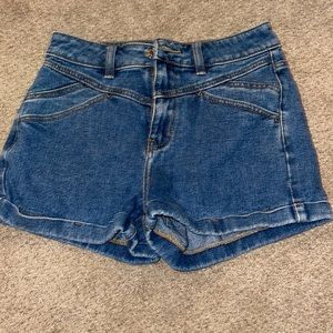 Mom shorts, denim, size 25